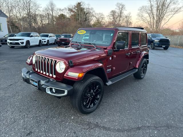 used 2021 Jeep Wrangler Unlimited car, priced at $35,527