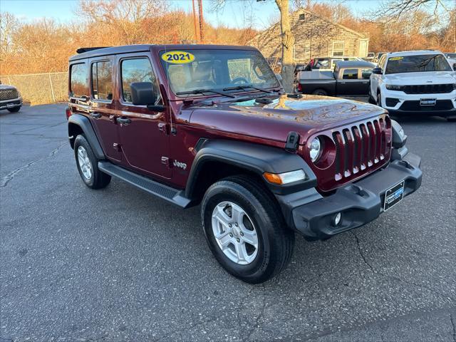 used 2021 Jeep Wrangler Unlimited car, priced at $30,992