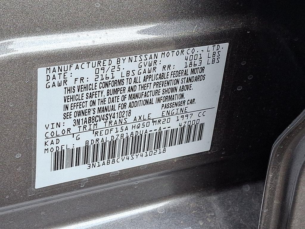 new 2025 Nissan Sentra car, priced at $23,180