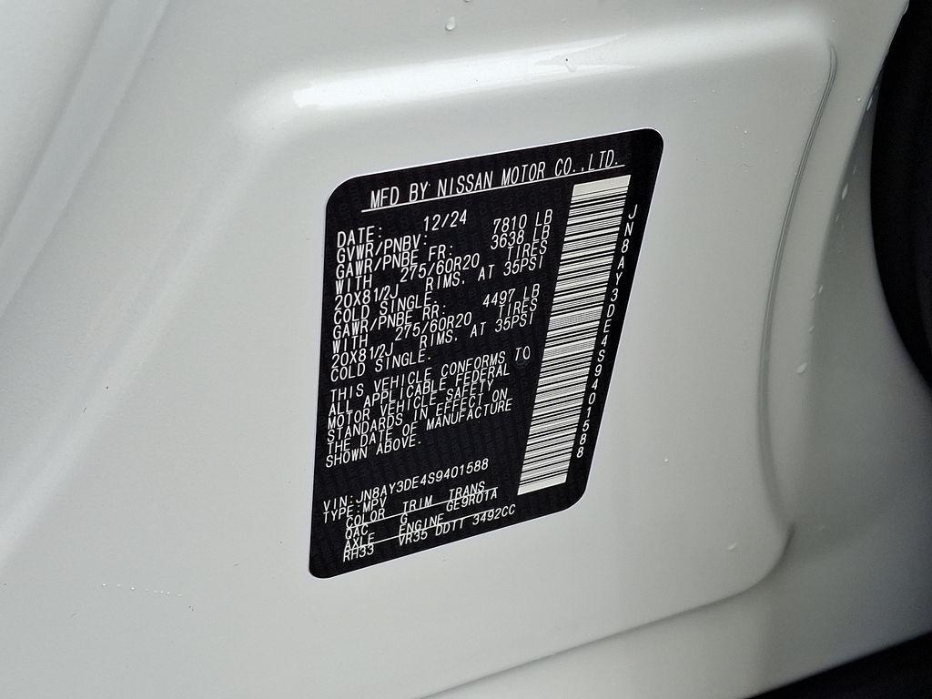 new 2025 Nissan Armada car, priced at $76,190