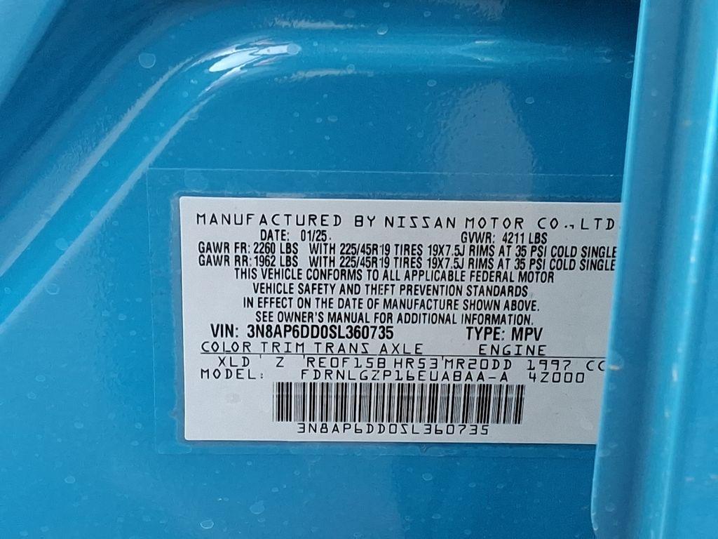 new 2025 Nissan Kicks car, priced at $33,310