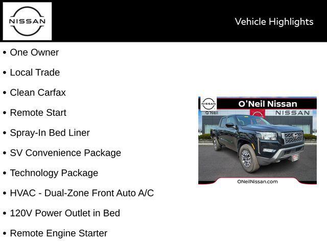 used 2023 Nissan Frontier car, priced at $32,409