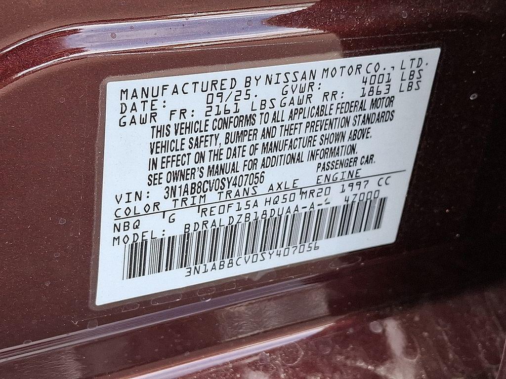 new 2025 Nissan Sentra car, priced at $23,850