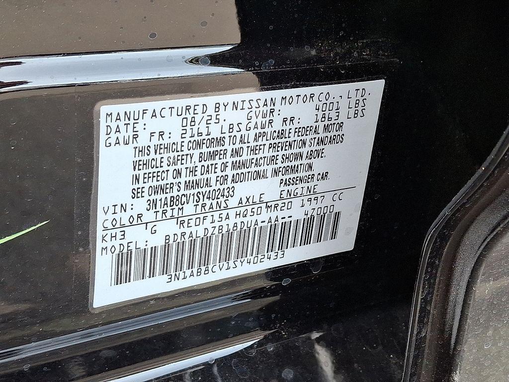 new 2025 Nissan Sentra car, priced at $23,380