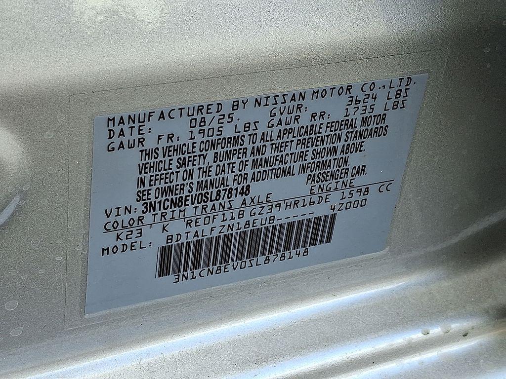 new 2025 Nissan Versa car, priced at $21,292