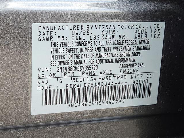 new 2025 Nissan Sentra car, priced at $23,295