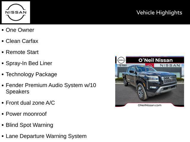 used 2024 Nissan Frontier car, priced at $36,770