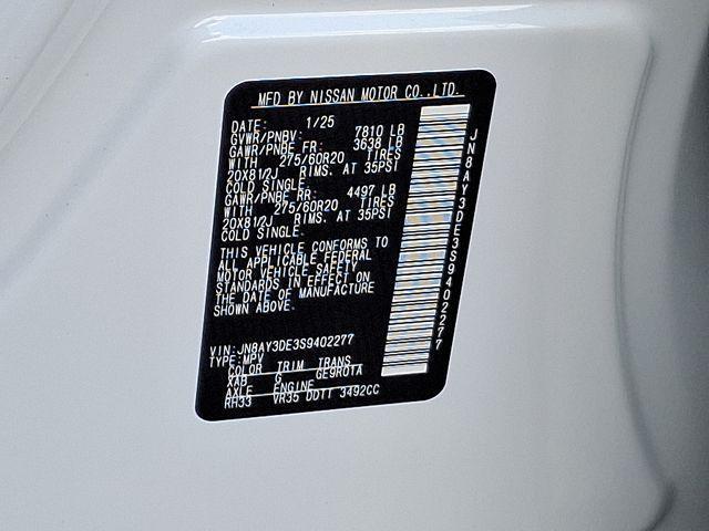 new 2025 Nissan Armada car, priced at $78,225