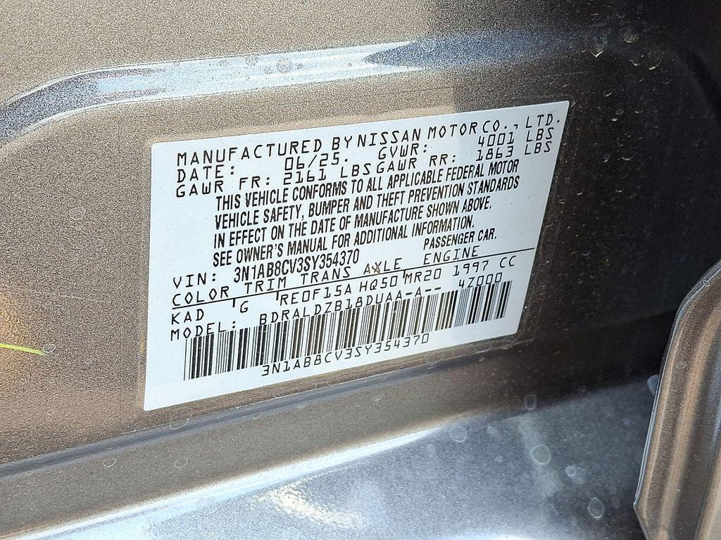 new 2025 Nissan Sentra car, priced at $24,630