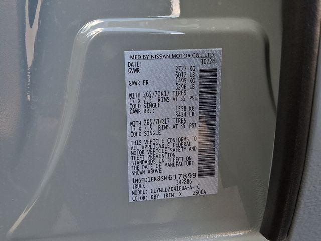 new 2025 Nissan Frontier car, priced at $43,368