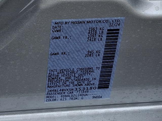 new 2025 Nissan Altima car, priced at $28,505