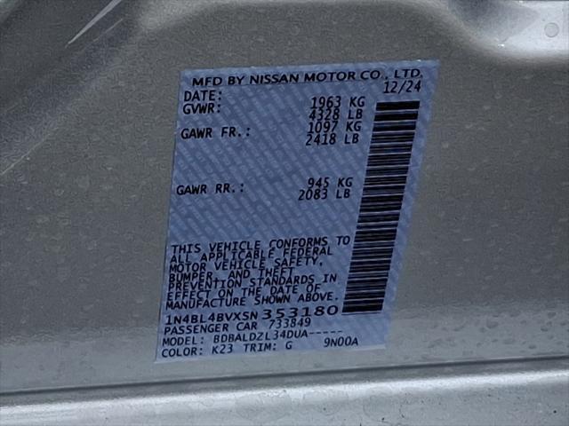 new 2025 Nissan Altima car, priced at $26,005