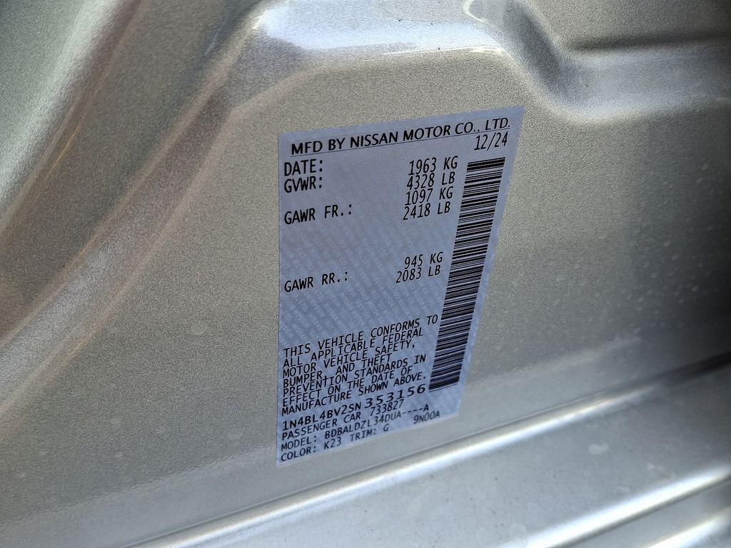 new 2025 Nissan Altima car, priced at $26,250