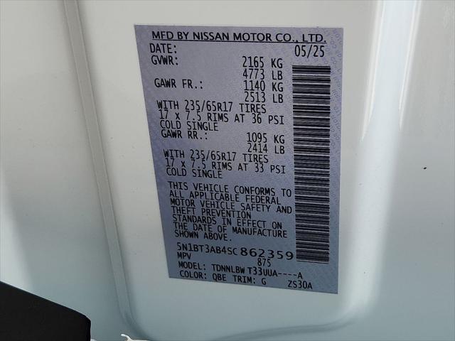 new 2025 Nissan Rogue car, priced at $30,650