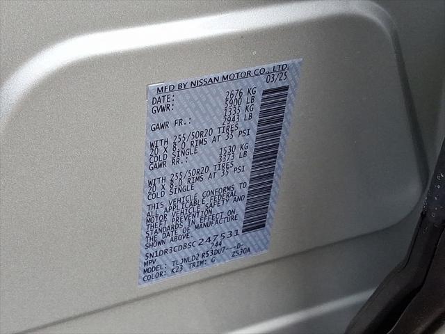 new 2025 Nissan Pathfinder car, priced at $45,487