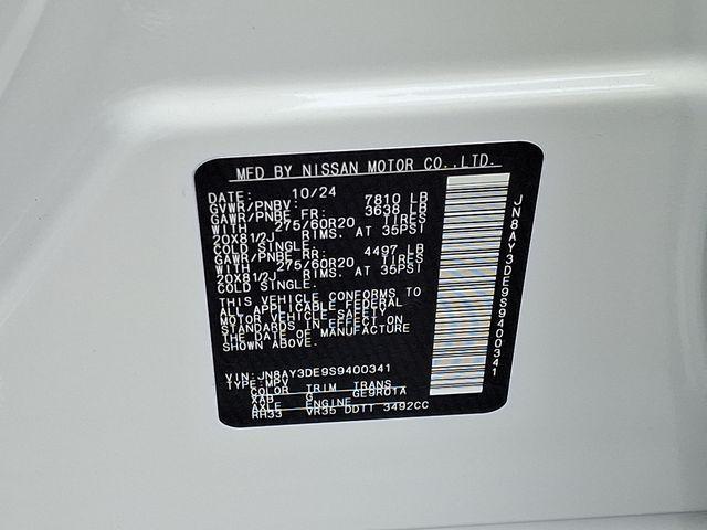 new 2025 Nissan Armada car, priced at $81,755