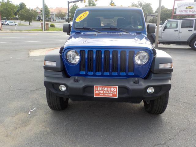 used 2018 Jeep Wrangler Unlimited car, priced at $20,998