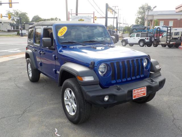 used 2018 Jeep Wrangler Unlimited car, priced at $20,998