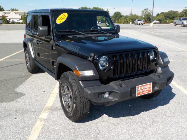 used 2021 Jeep Wrangler Unlimited car, priced at $22,997