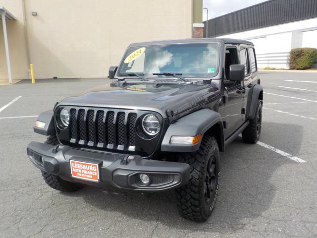 used 2021 Jeep Wrangler Unlimited car, priced at $21,998