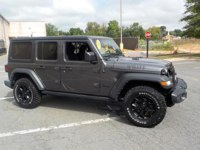 used 2021 Jeep Wrangler Unlimited car, priced at $21,998