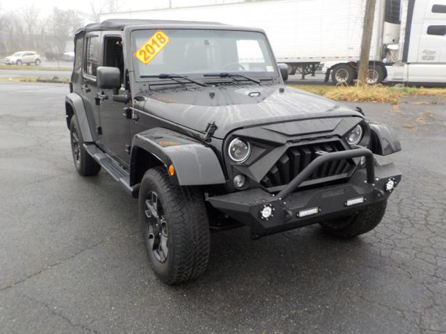 used 2018 Jeep Wrangler JK Unlimited car, priced at $17,997