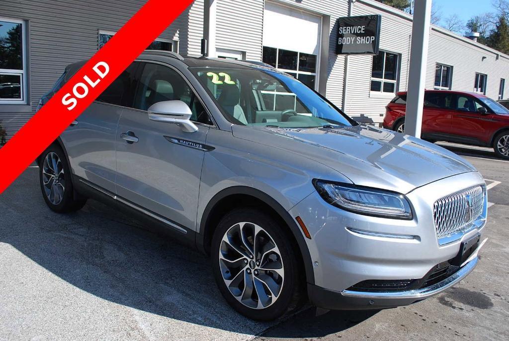 used 2022 Lincoln Nautilus car, priced at $39,916