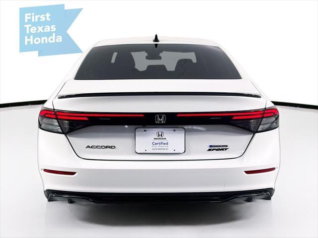used 2025 Honda Accord Hybrid car, priced at $33,897