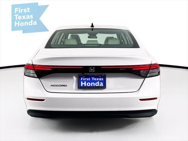 new 2025 Honda Accord car, priced at $32,165