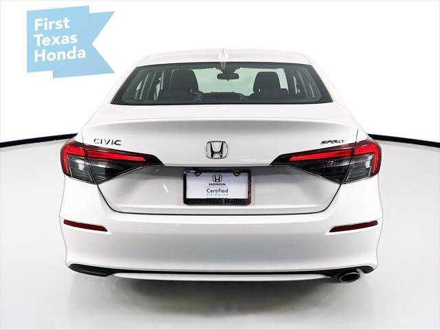 used 2025 Honda Civic car, priced at $27,387