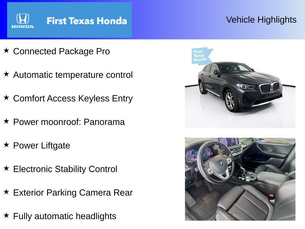 used 2022 BMW X4 car, priced at $28,987