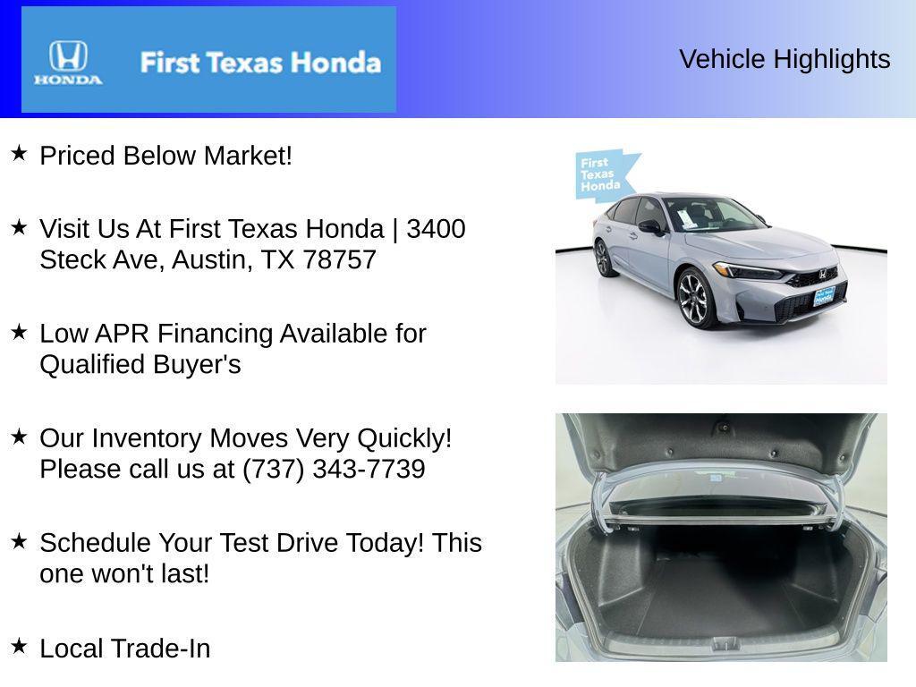 new 2026 Honda Civic Hybrid car, priced at $33,266