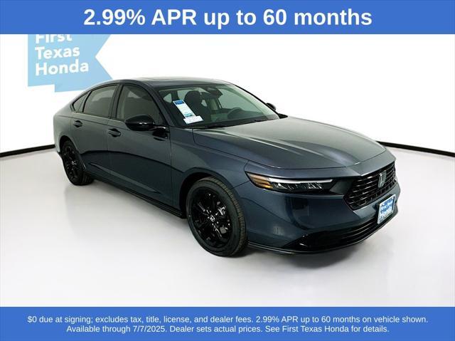 new 2025 Honda Accord car, priced at $31,191