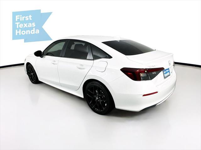 new 2025 Honda Civic Hybrid car, priced at $30,300