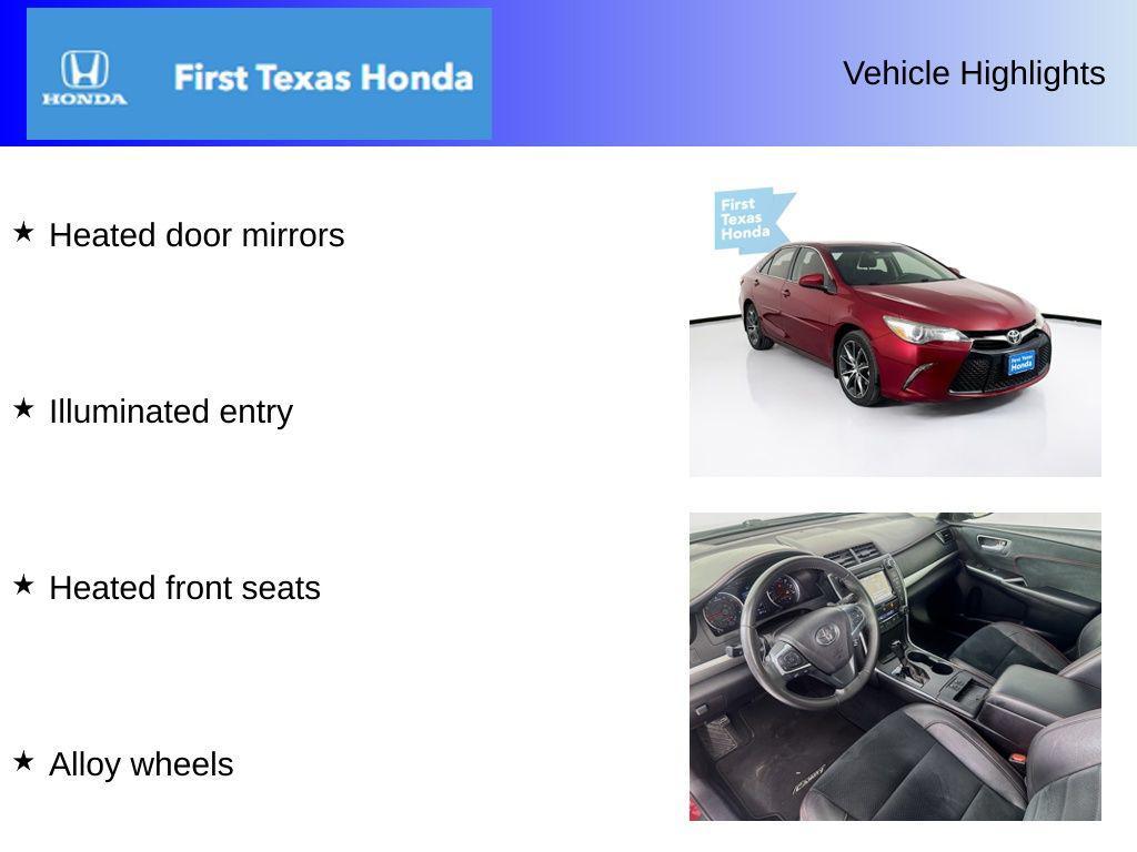 used 2017 Toyota Camry car, priced at $17,997