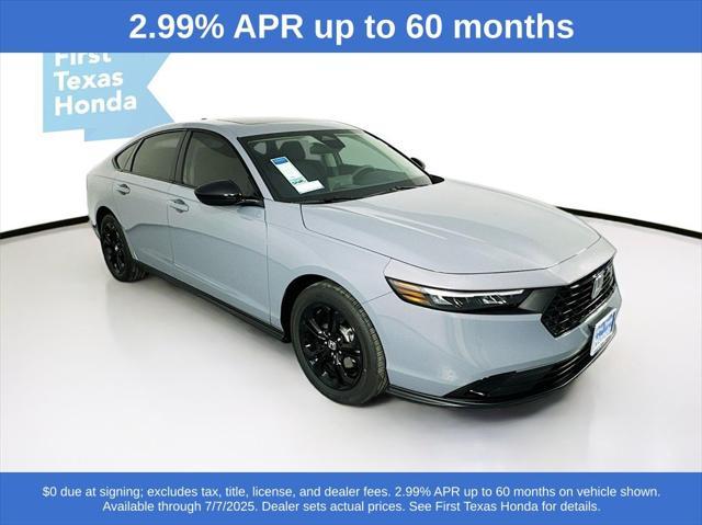 new 2025 Honda Accord car, priced at $31,646