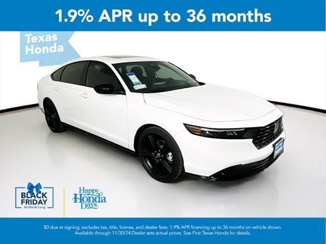 new 2025 Honda Accord Hybrid car, priced at $36,925