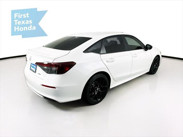 new 2025 Honda Civic Hybrid car, priced at $30,086
