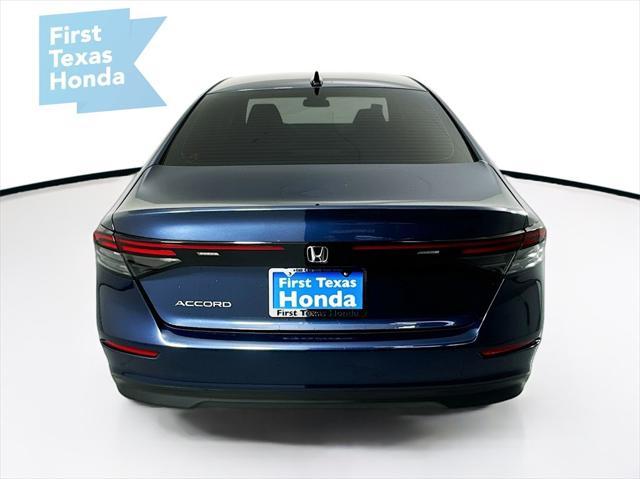 new 2025 Honda Accord car, priced at $31,655