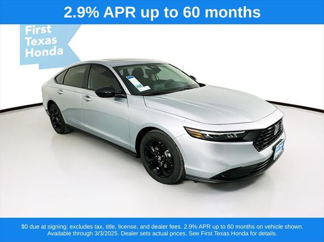 new 2025 Honda Accord car, priced at $31,710