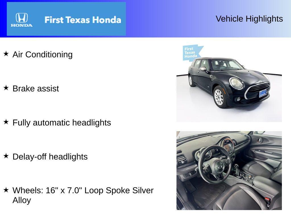 used 2017 MINI Clubman car, priced at $12,487