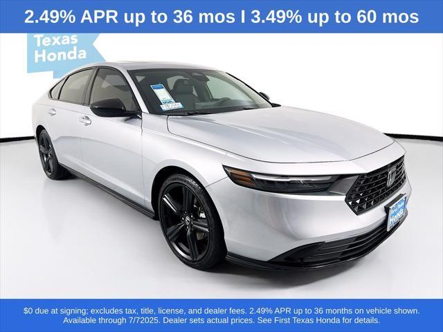 new 2025 Honda Accord Hybrid car, priced at $36,006