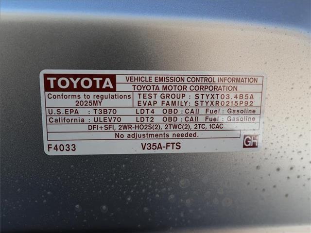 new 2025 Toyota Tundra car, priced at $75,978