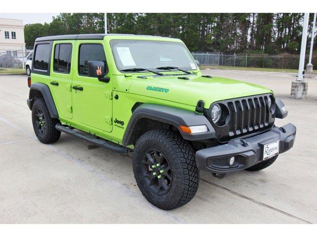 used 2021 Jeep Wrangler Unlimited car, priced at $28,999