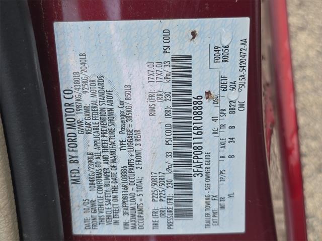 used 2006 Ford Fusion car, priced at $3,801