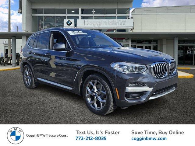 used 2021 BMW X3 car, priced at $31,999