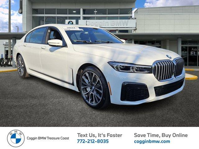 used 2022 BMW 750 car, priced at $57,086