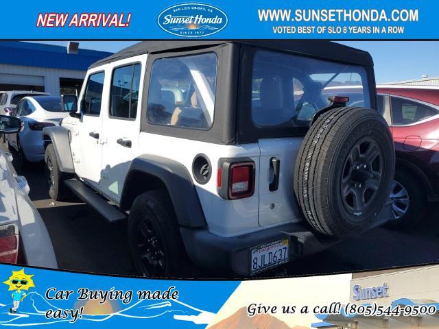 used 2018 Jeep Wrangler Unlimited car, priced at $26,987