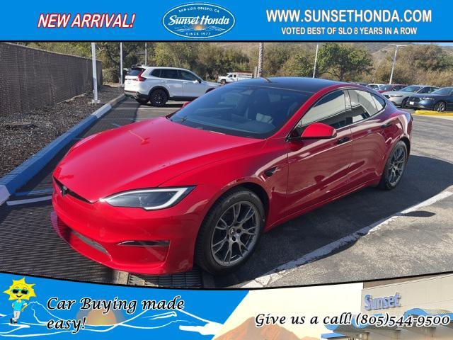 used 2022 Tesla Model S car, priced at $57,983