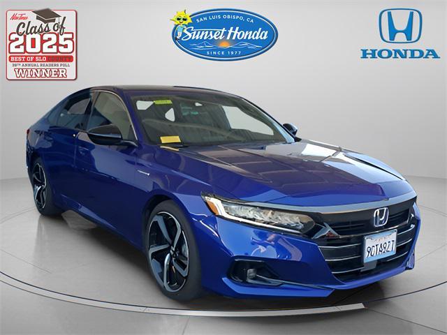 used 2022 Honda Accord Hybrid car, priced at $26,736